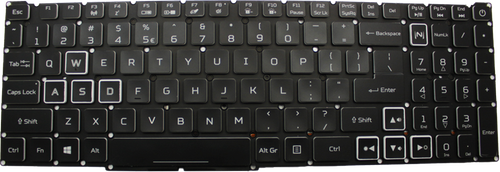 Acer Nitro 5 AN515-58-527S (White Backlit) Laptop Keyboard