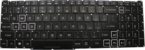 Acer Nitro 5 AN515-58-74TL (White Backlit) Laptop Keyboard