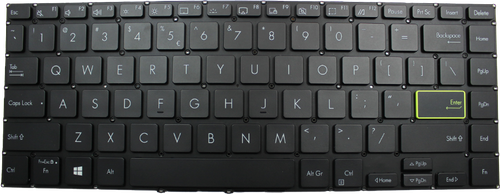 Asus VivoBook Flip 14 TP420 (Black) Laptop Keyboard