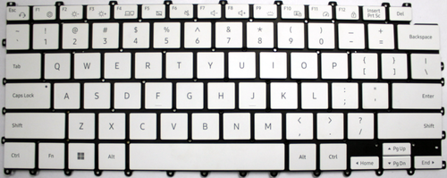 Samsung Galaxy Book2 Pro 930XED (White) Laptop Keyboard