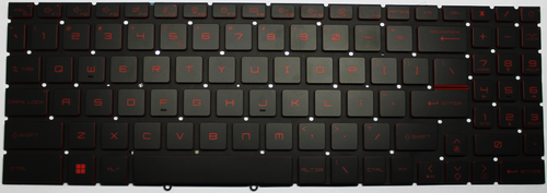 MSI Sword 15 A11UD (Red Backlit) Laptop Keyboard