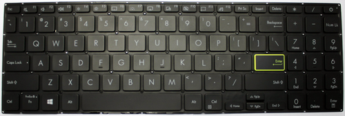 Asus VivoBook  X521EQ (Black) Laptop Keyboard