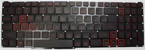 Acer Nitro 5 AN517-55-75RU (Backlit Red) Laptop Keyboard