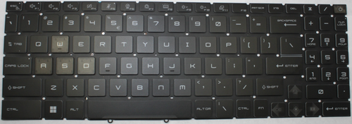 MSI Vector 16 HX AI A2XWIG Laptop Keyboard