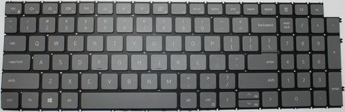 Dell Inspiron 16 Plus 0YRKJM (Gray) Laptop Keyboard