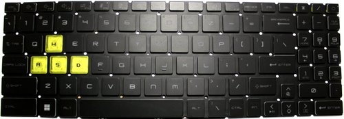 MSI Crosshair 15 B12UEZ Laptop Keyboard