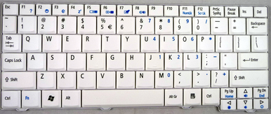 Acer Aspire ZG5 Keyboard