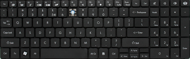 Gateway NV SERIES NV-56 Keyboard