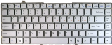 Sony VGN-FW (White) VGN-FW140D Keyboard