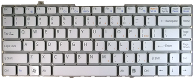 Sony VGN-FW (White) VGN-FW21Z Keyboard