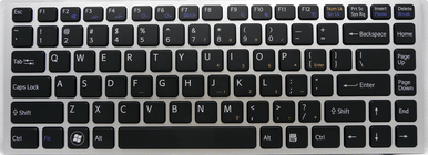 Sony VPC-S (White) AEGD3U00010 Keyboard