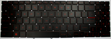 MSI Katana GF66 (Red Backlit) Keyboard