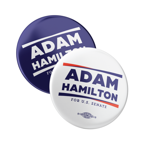 Adam Hamilton - Combo (2.25" Pin-Back Button -- Pack Of Two!)