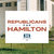 Republicans For Hamilton (24" x 18" Coroplast Yard Sign)