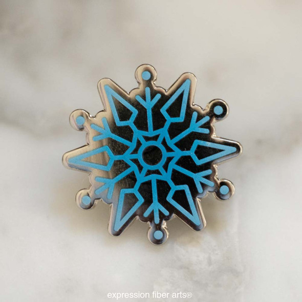 Snowflake Enamel Pin