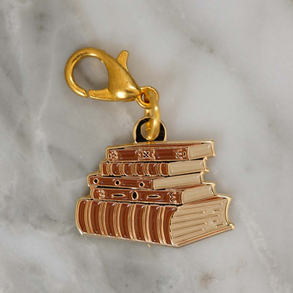 Stack of Books Charm