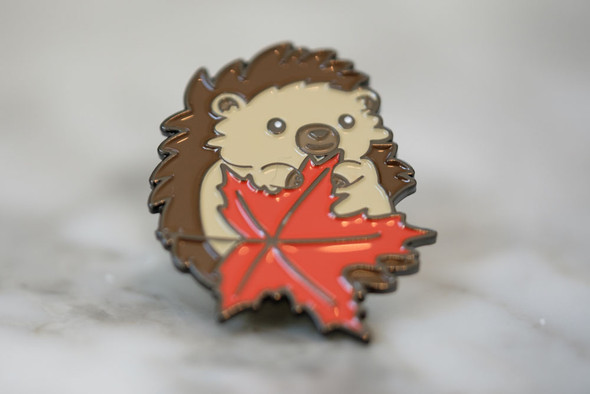 Hedgehog Enamel Pin