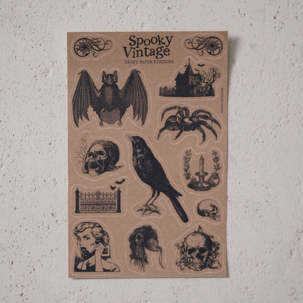 Spooky Vintage Sticker Set – Free Gift with Purchase of $20+