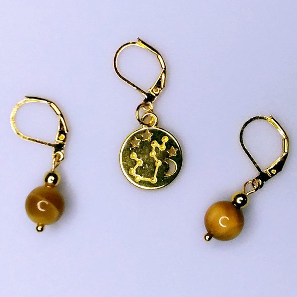 Gemini Stitch Markers - Set of 3