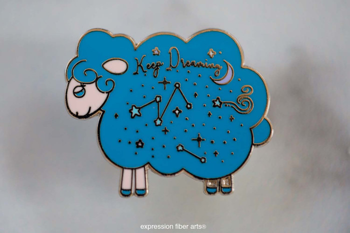 Keep Dreaming Sheep Pin