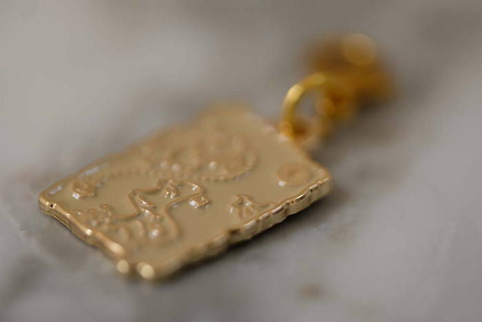 Treasure Map Charm