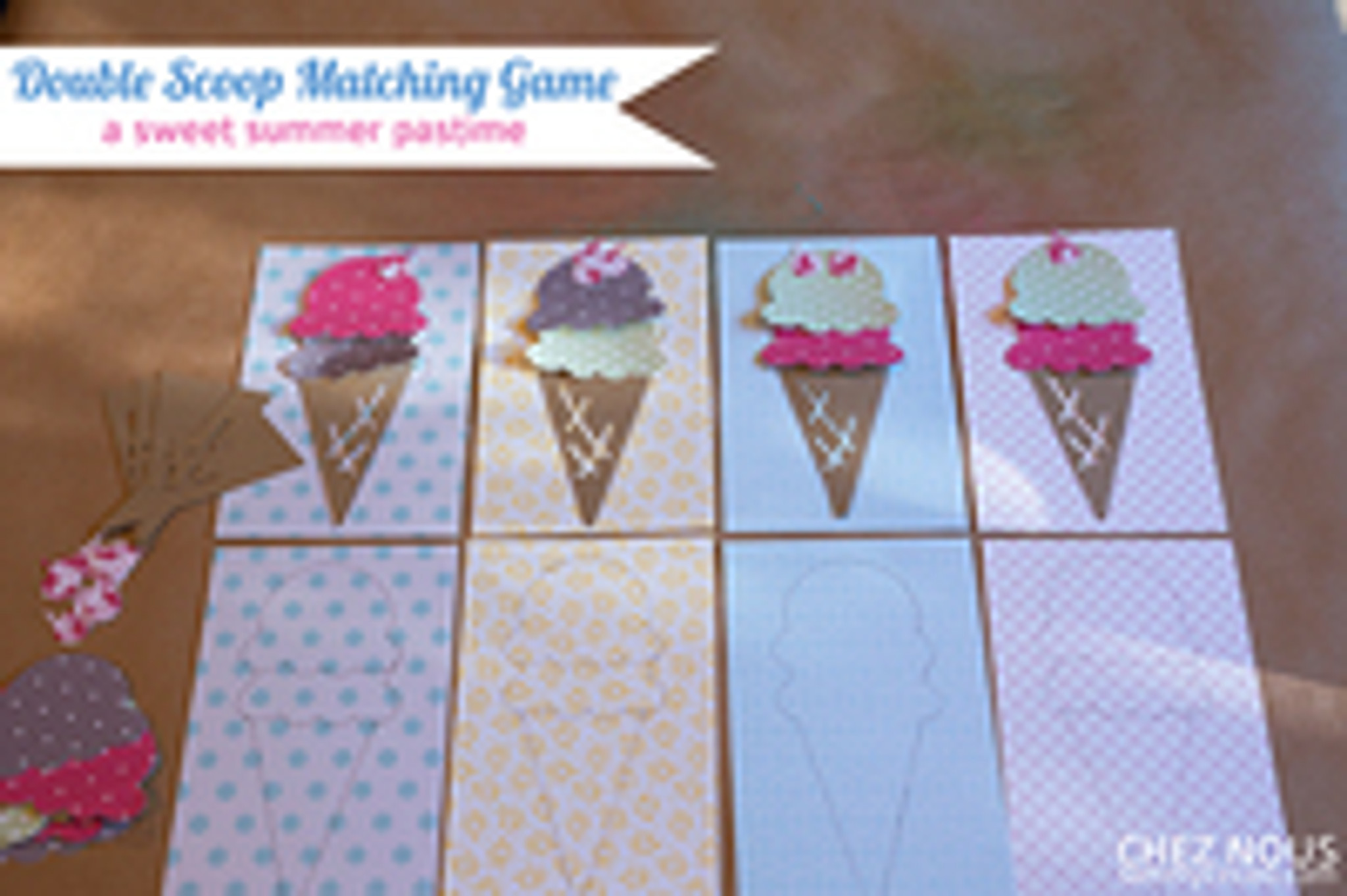 Double Scoop Matching Game