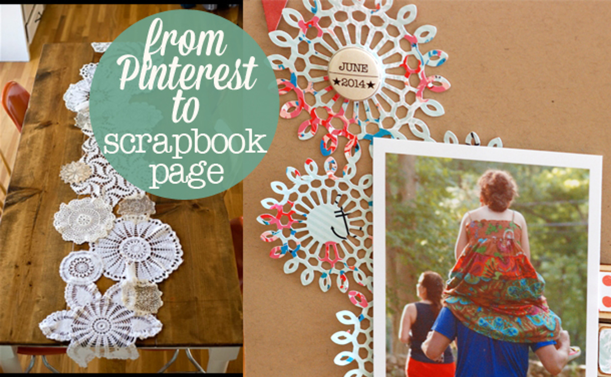 From Pinterest to Scrapbook Page