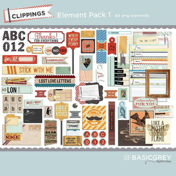 Clippings Element Pack 1