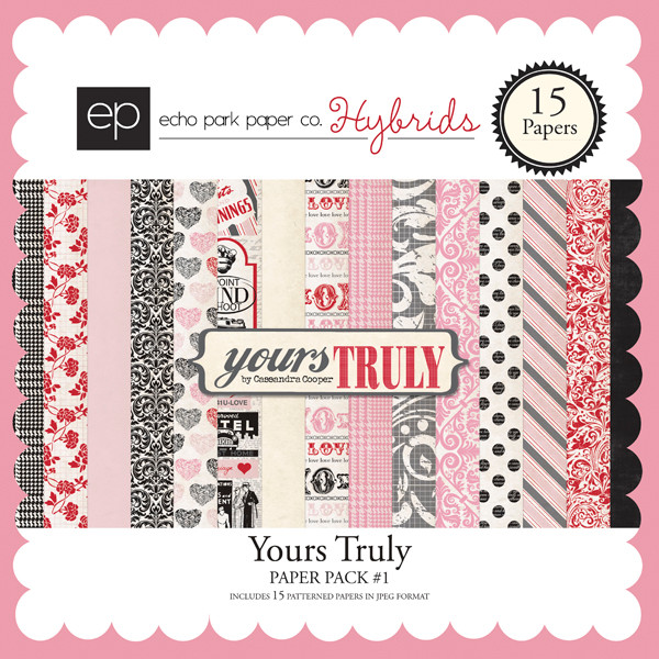 Yours Truly Paper Pack #1