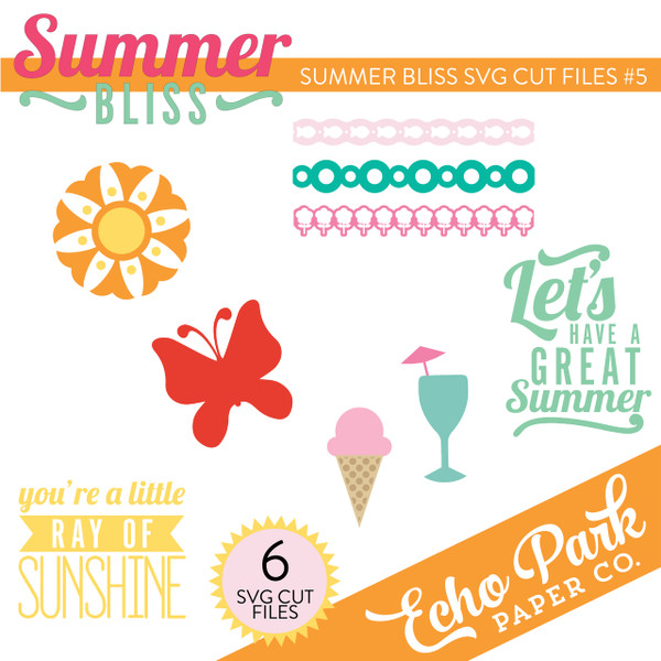 Summer Bliss SVG Cut Files #5