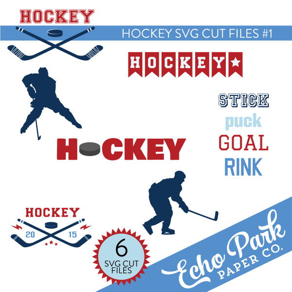 Hockey SVG Cut Files #1