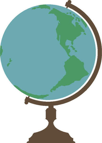 Globe #2 SVG Cut File
