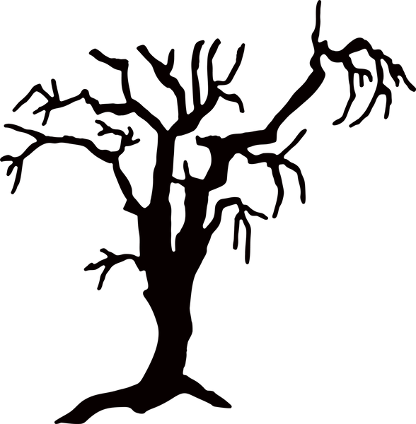 Haunted Tree SVG Cut File