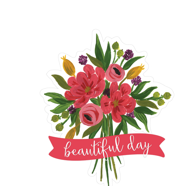 Beautiful Day Bouquet Print & Cut File