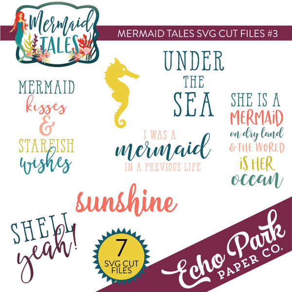 Mermaid Tales SVG Cut Files #3