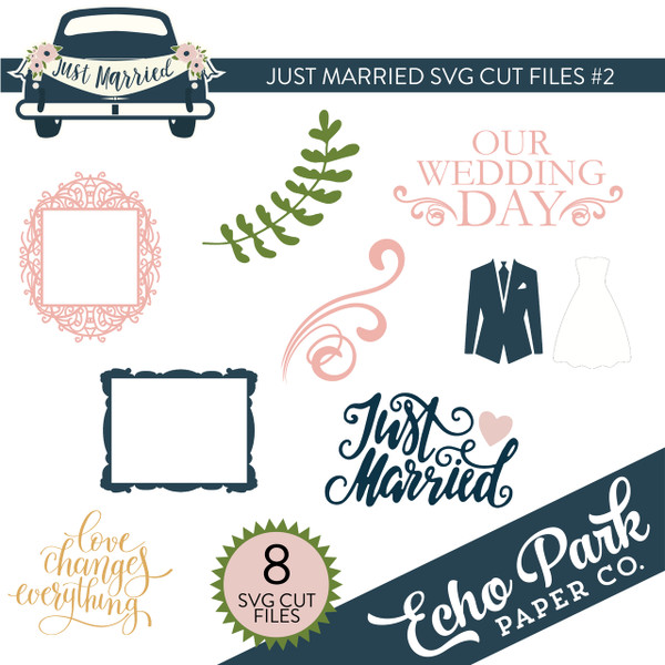 Just Married SVG Cut Files #2