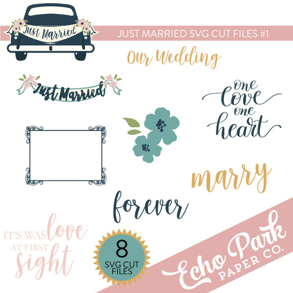 Just Married SVG Cut Files #1
