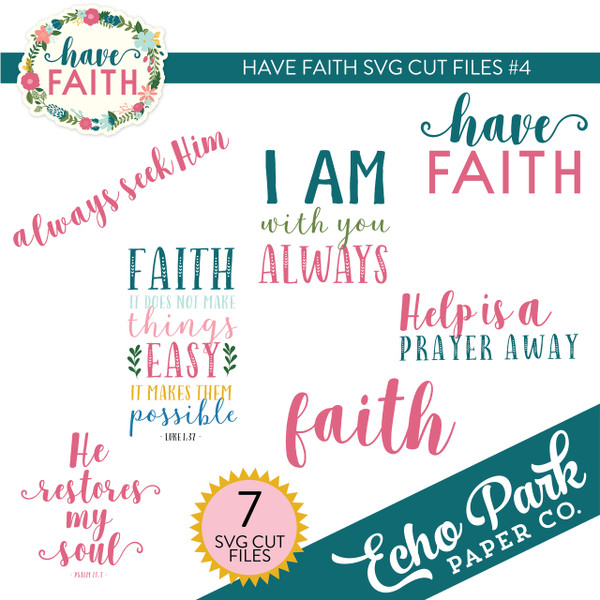 Have Faith SVG Cut Files #4