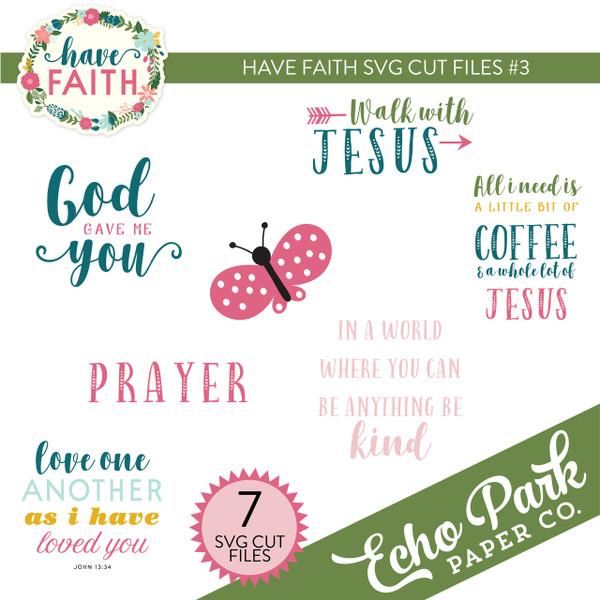 Have Faith SVG Cut Files #3