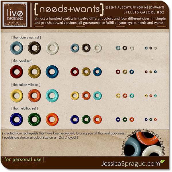 Needs + Wants: Eyelets Galore 02
