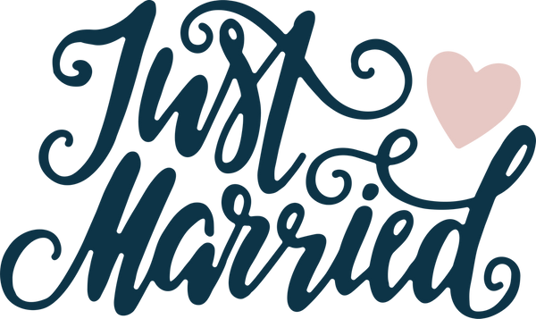 Download Just Married Banner #2 SVG Cut File - Snap Click Supply Co.