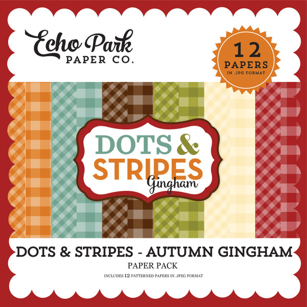 Dots & Stripes: Autumn Gingham
