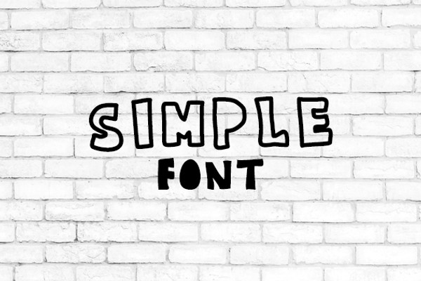 Simple Font