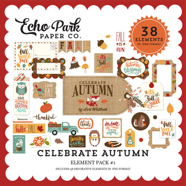 Celebrate Autumn Element Pack #1