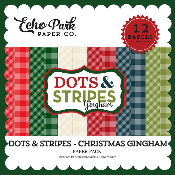 Dots & Stripes: Christmas Gingham