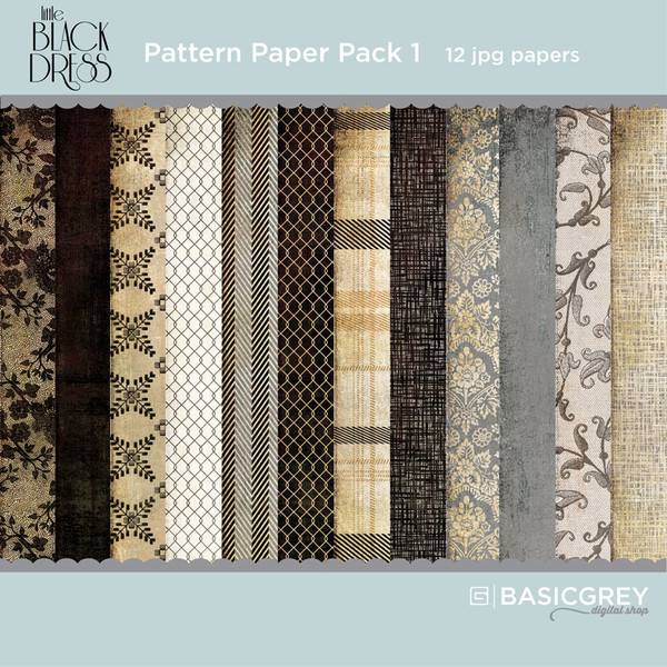 Little Black Dress Paper Pack 1