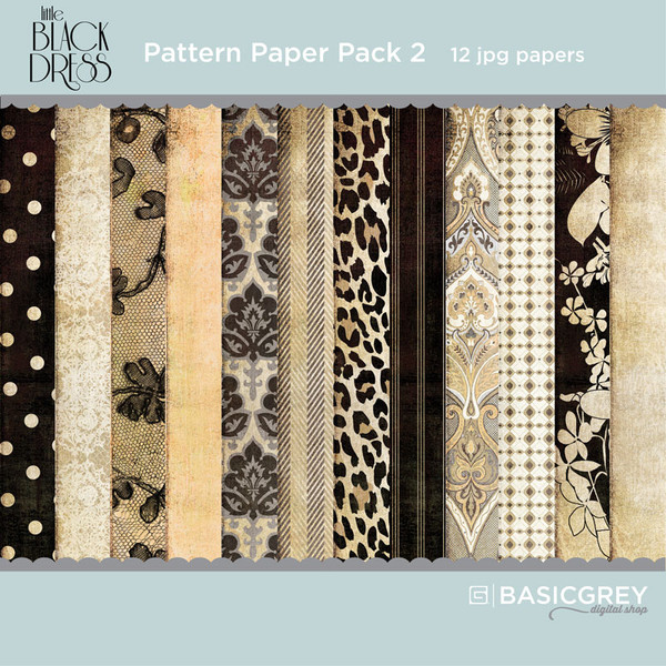 Little Black Dress Paper Pack 2