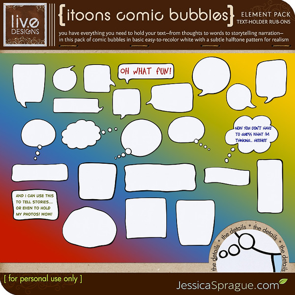 itoons Comic Bubbles