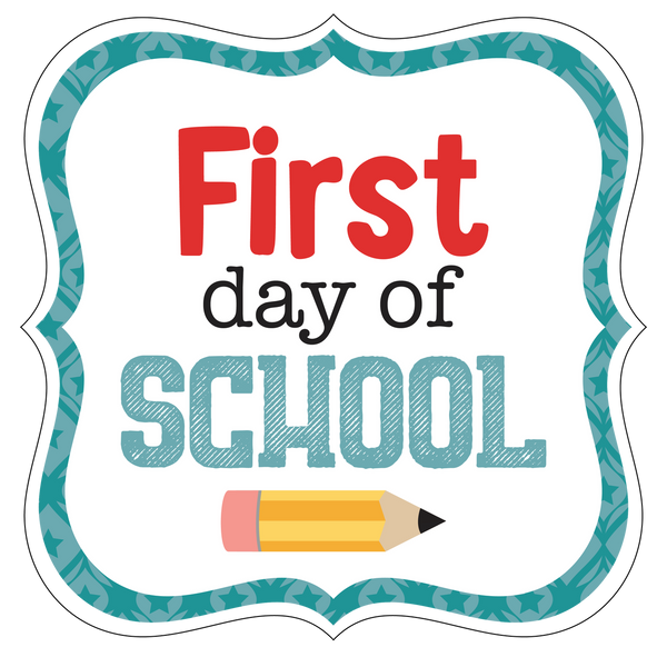 First Day Of School Print & Cut File
