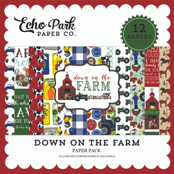 Down on the Farm Paper Pack #1